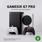 GameSir G7 Pro Wired Controller for Xbox Series X|S. Xbox One. Wireless Gamepad for PC&Android with TMR Sticks. Hall Effect Analog Triggers. 1000Hz Polling Rate. 3.5mm Audio Jack – White