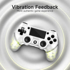 AceGamer 2 Pack for PS4 Controller. Wireless Controller for PS4/Pro/Slim/PC. with Non-Slip Grip of Both Sides and USB-C Cable! (Black and White)