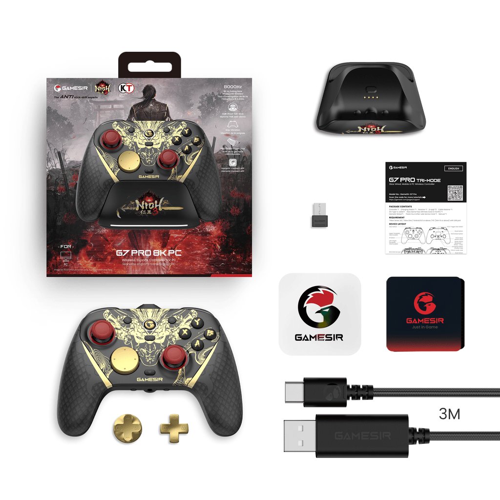 GameSir G7 Pro 8K PC - Nioh 3 Edition. Wireless Esports Controller for PC
