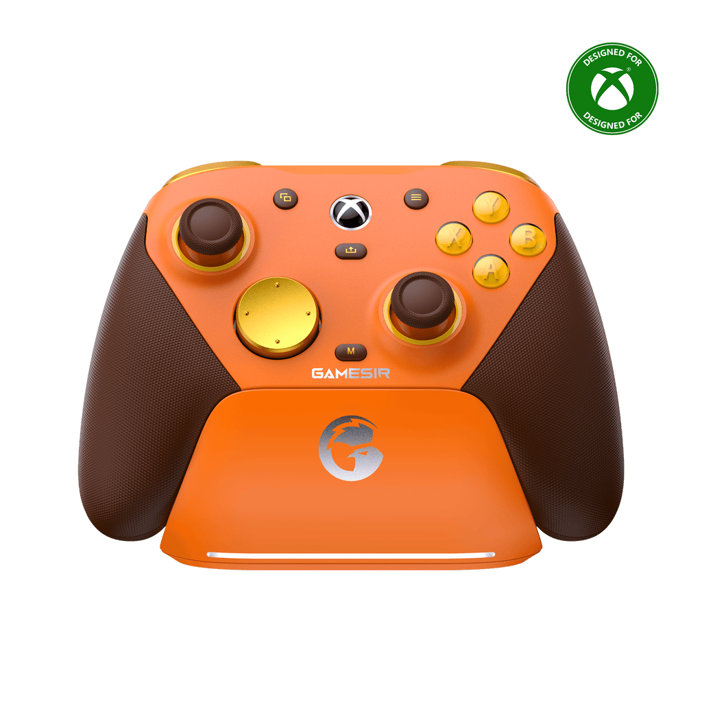 GameSir G7 Pro Tri-Mode XBOX Wired. PC & Mobile Wireless Controller – Amber Flame