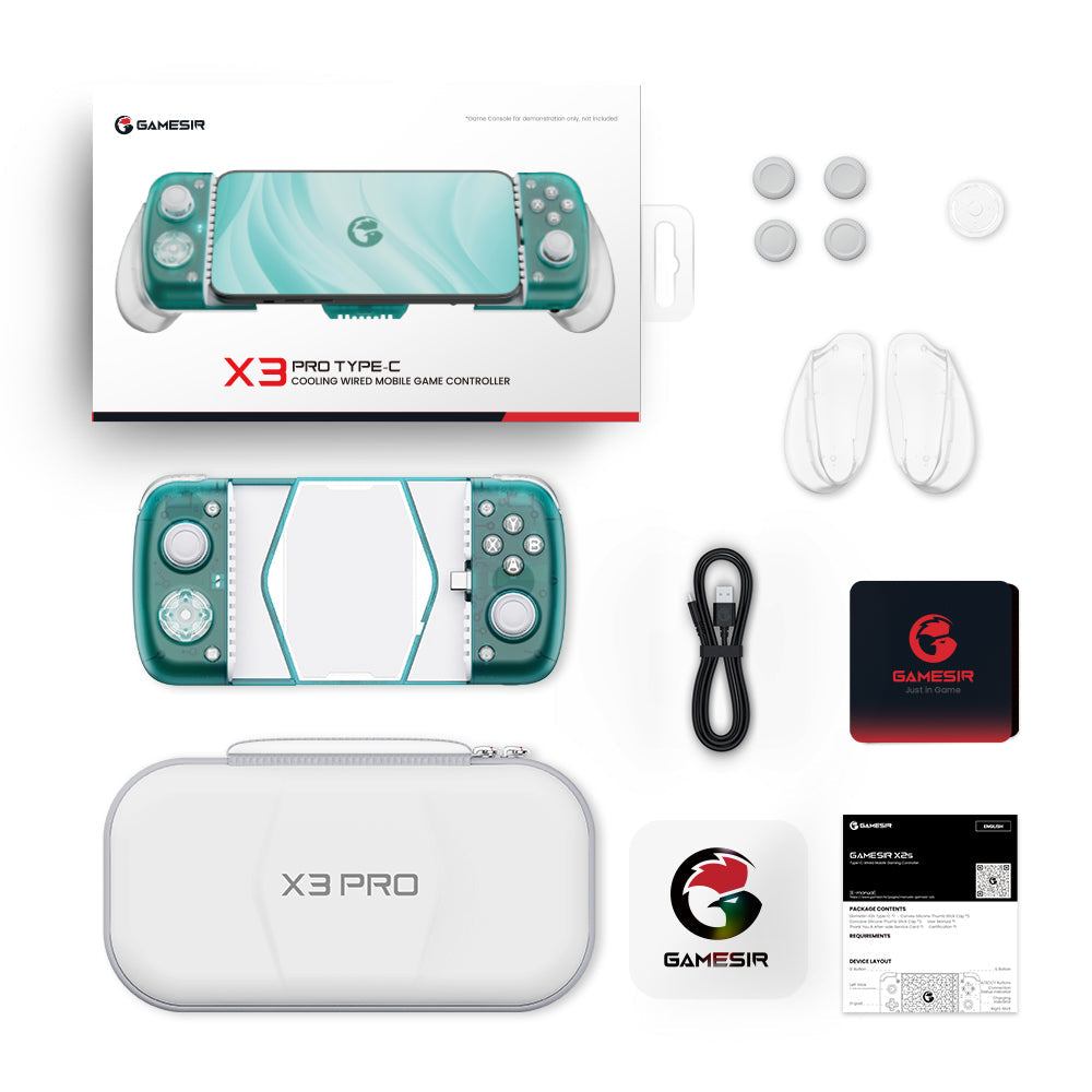 GameSir X3 Pro Stretchable Mobile Gamepad With Integrated Cooler